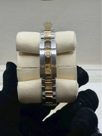 Rolex Datejust Lady 26mm – หน้าแผ่นเสียงเงิน ตัวเรือน Yellowgold รูปที่ 7
