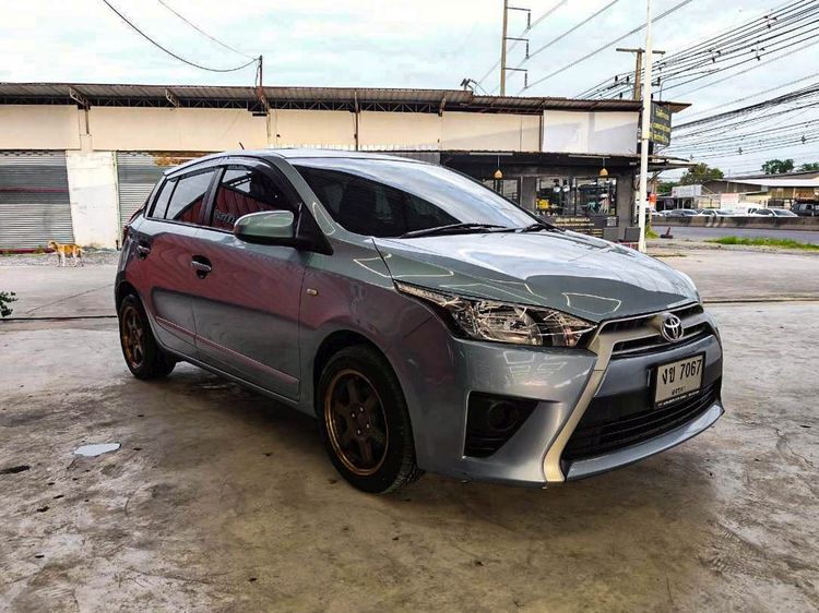 Toyota Yaris 2014 1.2 J Sedan เบนซิน ไม่ติดแก๊ส เกียร์อัตโนมัติ เทา รูปที่ 3