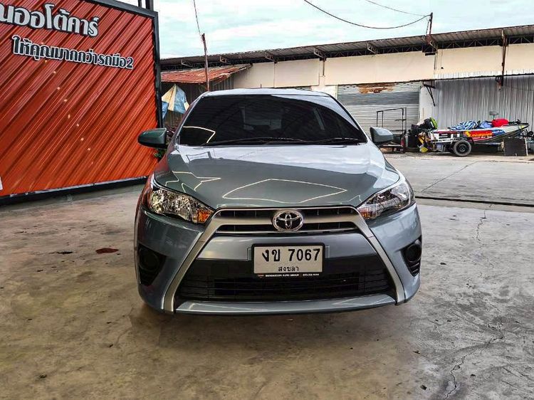 Toyota Yaris 2014 1.2 J Sedan เบนซิน ไม่ติดแก๊ส เกียร์อัตโนมัติ เทา รูปที่ 2