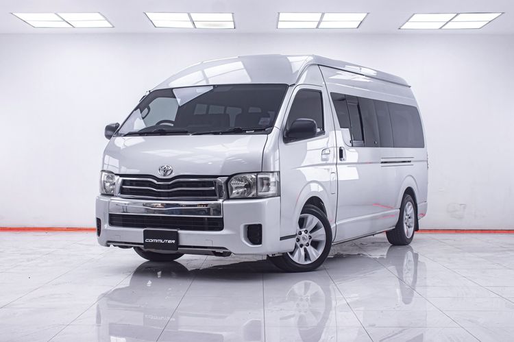 Toyota Commuter 2012 2.5 Van ดีเซล ไม่ติดแก๊ส เกียร์ธรรมดา เทา
