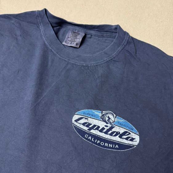 เสื้อยืดผ้าฝอก Capitola California Size L รูปที่ 5