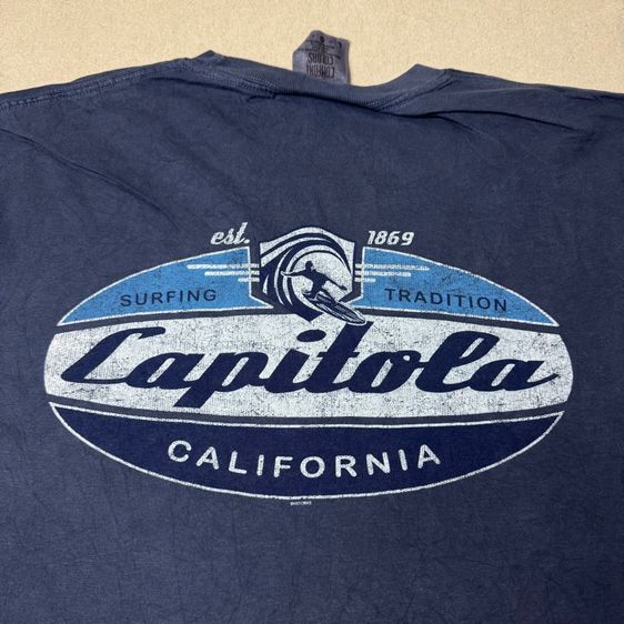 เสื้อยืดผ้าฝอก Capitola California Size L