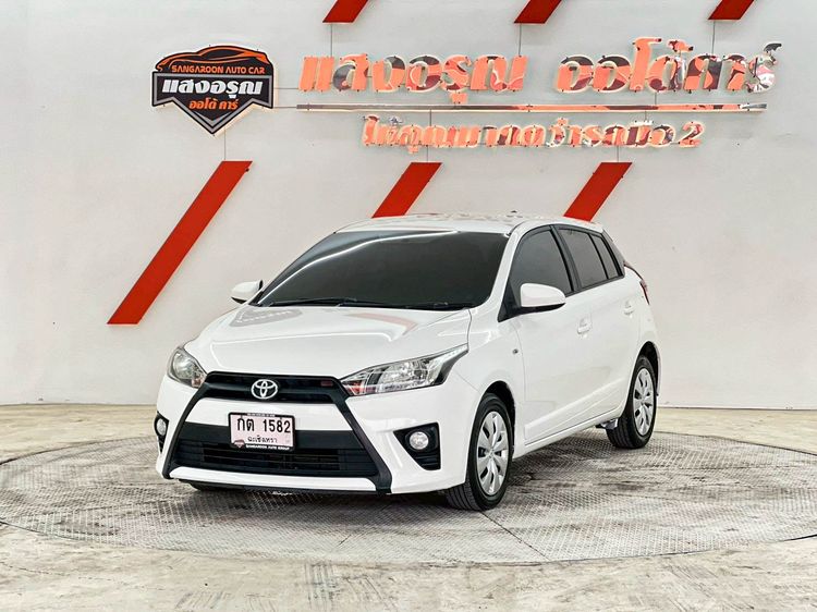 Toyota Yaris 2013 1.2 J Sedan เบนซิน ไม่ติดแก๊ส เกียร์อัตโนมัติ ขาว