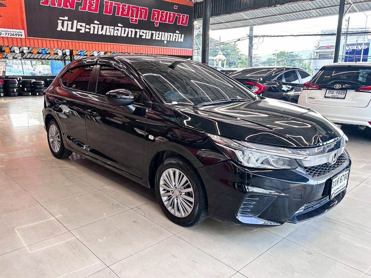 Honda City 2022 1.0 S+ Sedan เบนซิน ไม่ติดแก๊ส เกียร์อัตโนมัติ ดำ รูปที่ 3