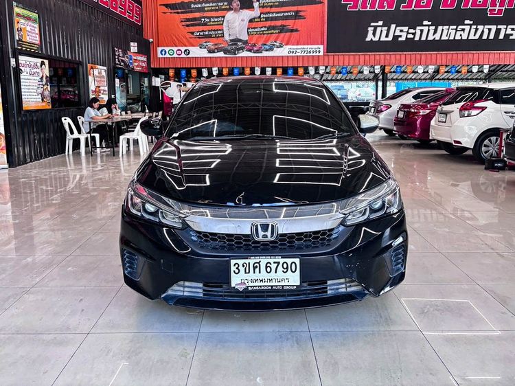 Honda City 2022 1.0 S+ Sedan เบนซิน ไม่ติดแก๊ส เกียร์อัตโนมัติ ดำ รูปที่ 2