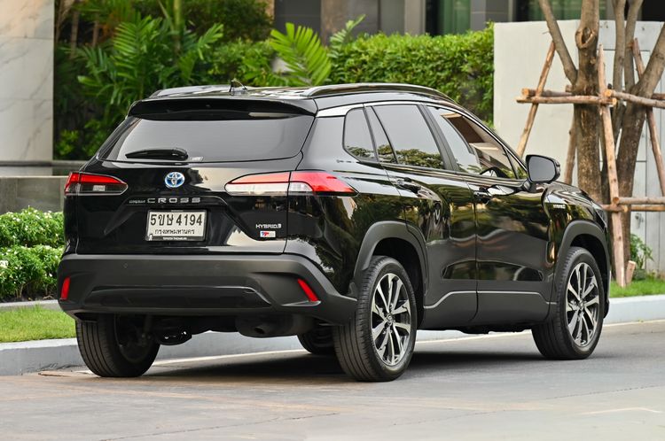 Toyota Corolla Cross 2021 1.8 Hybrid Premium Safety Utility-car เบนซิน ไม่ติดแก๊ส เกียร์อัตโนมัติ ดำ รูปที่ 4