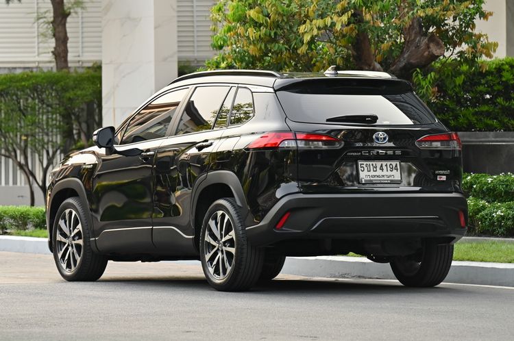 Toyota Corolla Cross 2021 1.8 Hybrid Premium Safety Utility-car เบนซิน ไม่ติดแก๊ส เกียร์อัตโนมัติ ดำ รูปที่ 3