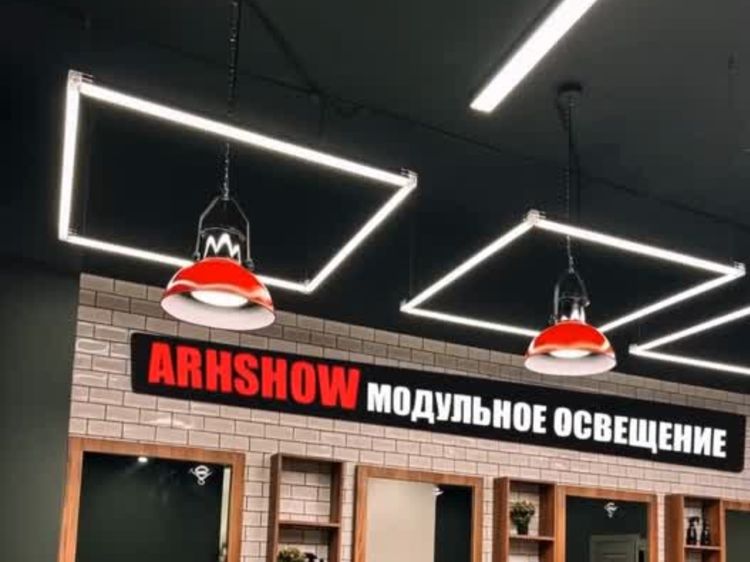 ไฟ LED โมดูลาร์ ร้านตัดผม บาร์เบอร์ช็อป ร้านเสริมความงาม Honeycomb LED แต่งร้าน ออกแบบฟรี รูปที่ 6