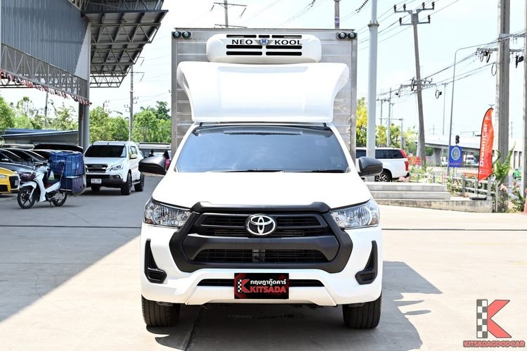 Toyota Hilux Revo 2022 2.4 Entry Pickup ดีเซล ไม่ติดแก๊ส เกียร์ธรรมดา ขาว รูปที่ 2
