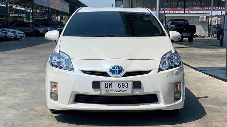 Toyota Prius 2011 1.8 Hybrid Sedan ไฮบริด ไม่ติดแก๊ส เกียร์อัตโนมัติ ขาว