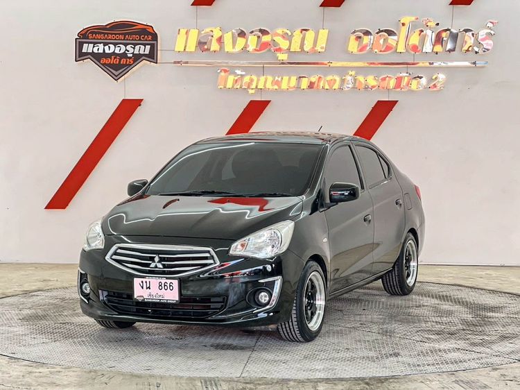 รถ Mitsubishi Attrage 1.2 GLX สี ดำ