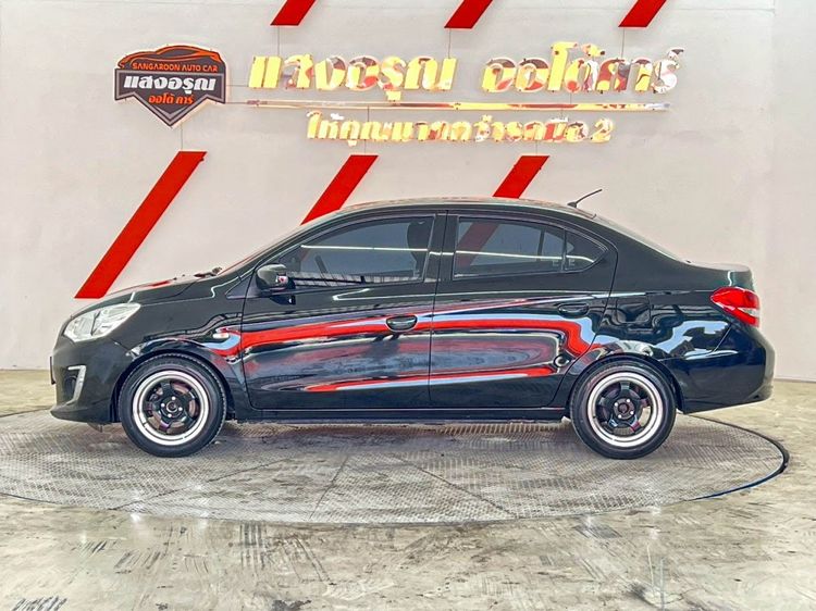 Mitsubishi Attrage 2018 1.2 GLX Sedan เบนซิน ไม่ติดแก๊ส เกียร์อัตโนมัติ ดำ รูปที่ 4
