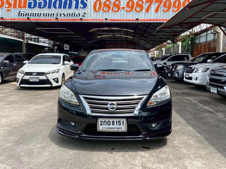 Nissan Sylphy 2013 1.6 V Sedan เบนซิน ไม่ติดแก๊ส เกียร์อัตโนมัติ ดำ รูปที่ 2