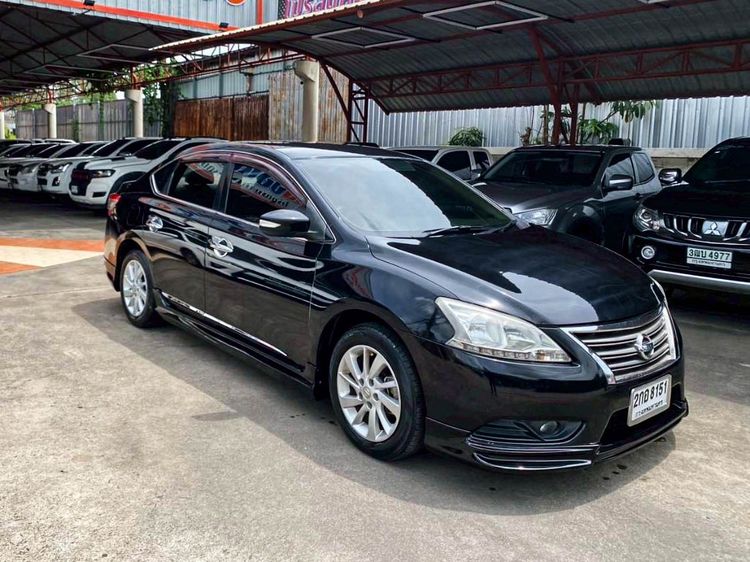 Nissan Sylphy 2013 1.6 V Sedan เบนซิน ไม่ติดแก๊ส เกียร์อัตโนมัติ ดำ รูปที่ 3
