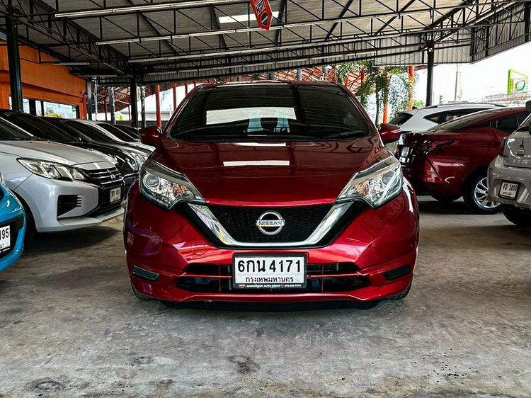 Nissan Note 2017 1.2 V Sedan เบนซิน ไม่ติดแก๊ส เกียร์อัตโนมัติ แดง รูปที่ 2
