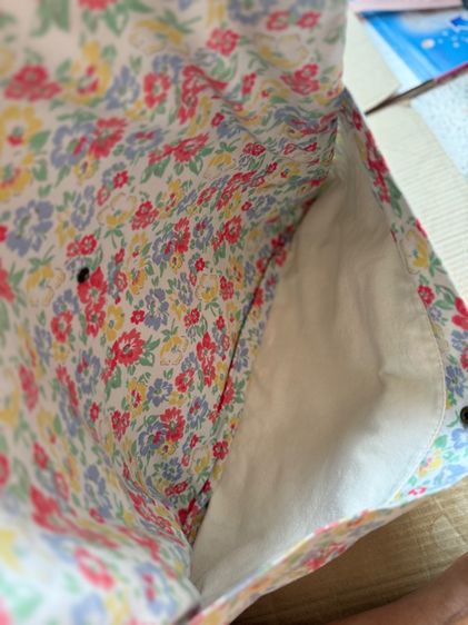 กระเป๋าผ้าสภาพสวยลายดอก รูปที่ 7