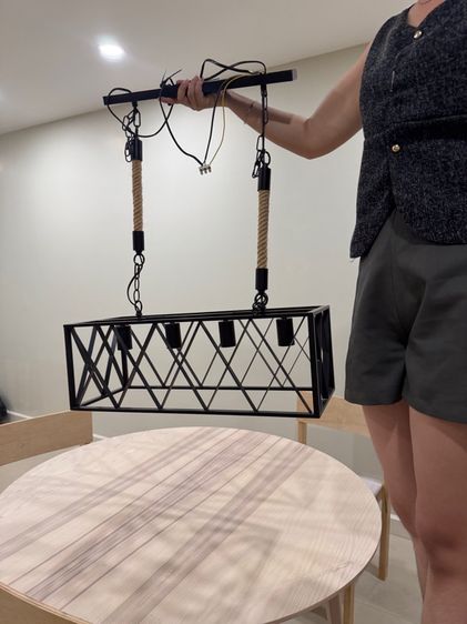 ส่งต่อ❗️โคมไฟแขวน วินเทจ คาเฟ่ชิคๆ 4 ดวง✨ รูปที่ 5