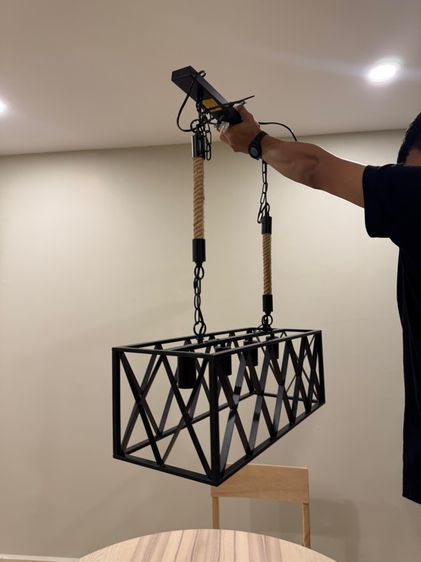 ส่งต่อ❗️โคมไฟแขวน วินเทจ คาเฟ่ชิคๆ 4 ดวง✨ รูปที่ 7