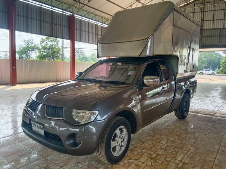 Mitsubishi Triton 2014 2.5 GL Pickup ดีเซล เกียร์ธรรมดา เทา รูปที่ 4