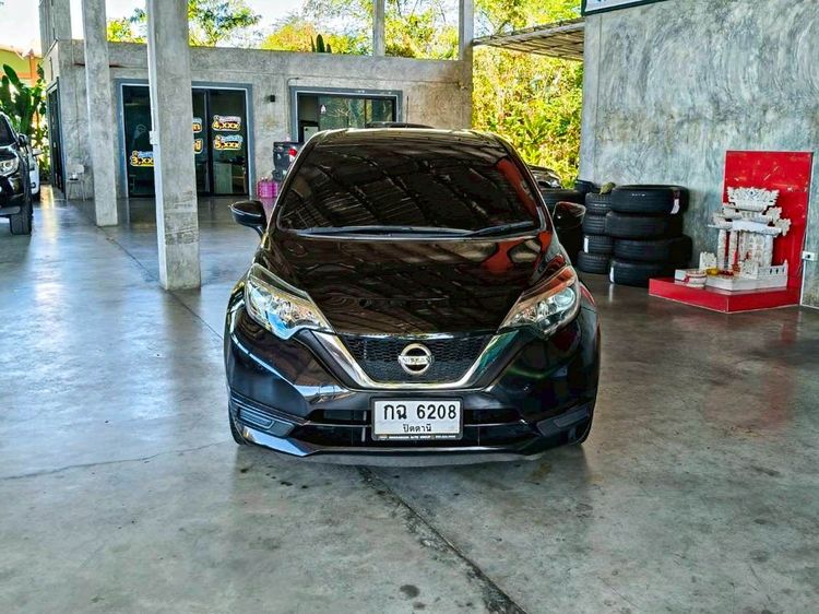 Nissan Note 2019 1.2 V Sedan เบนซิน ไม่ติดแก๊ส เกียร์อัตโนมัติ ดำ รูปที่ 2