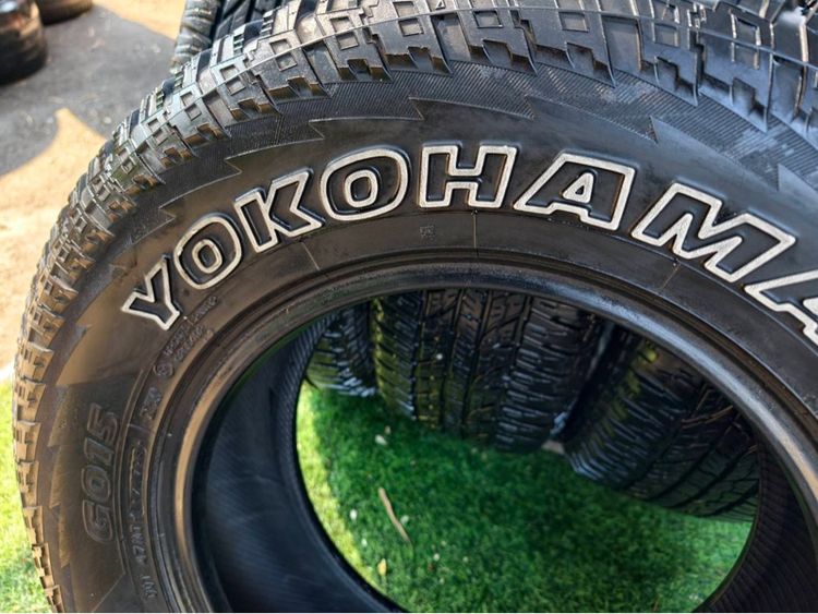 ยางกระบะแก้มขาว yokohama 245 70 16 ปี 25 ชุดละ 8,000 บาทครับ รูปที่ 12