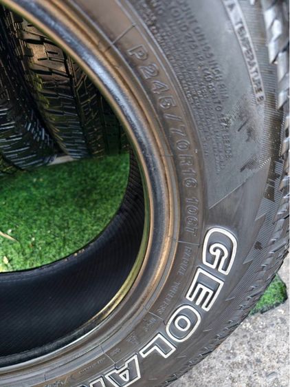 ยางกระบะแก้มขาว yokohama 245 70 16 ปี 25 ชุดละ 8,000 บาทครับ รูปที่ 9