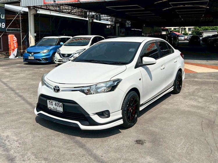 Toyota Vios 2014 1.5 J Sedan เบนซิน ไม่ติดแก๊ส เกียร์อัตโนมัติ ขาว