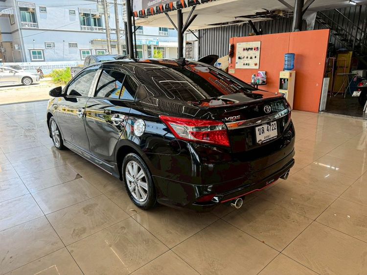 Toyota Vios 2014 1.5 E Sedan เบนซิน ไม่ติดแก๊ส เกียร์อัตโนมัติ ดำ รูปที่ 4