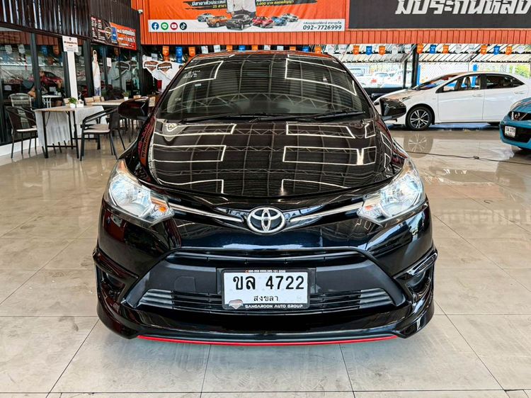Toyota Vios 2014 1.5 E Sedan เบนซิน ไม่ติดแก๊ส เกียร์อัตโนมัติ ดำ รูปที่ 2