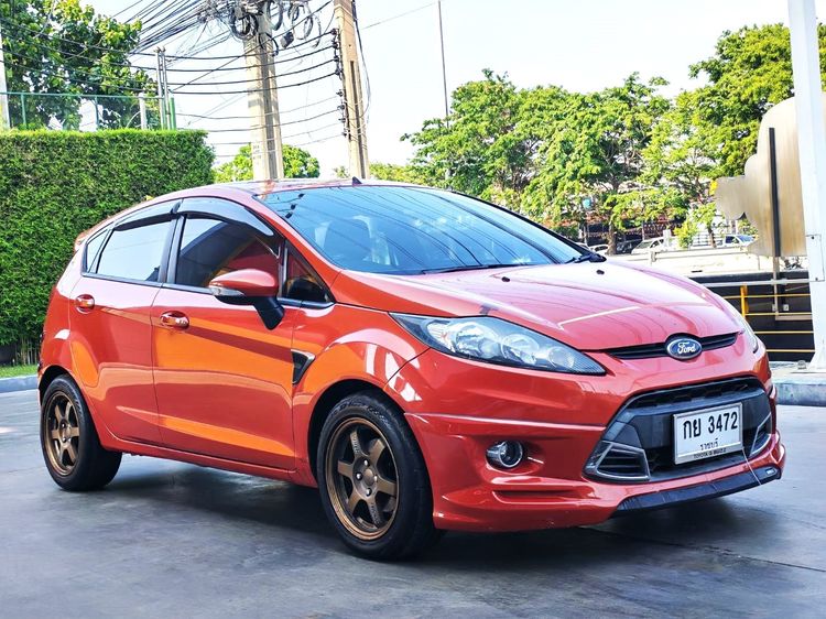 Ford Fiesta 2012 1.5 Sport Sedan เบนซิน ไม่ติดแก๊ส เกียร์อัตโนมัติ ส้ม รูปที่ 3
