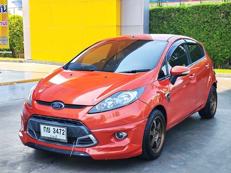 Ford Fiesta 2012 1.5 Sport Sedan เบนซิน ไม่ติดแก๊ส เกียร์อัตโนมัติ ส้ม รูปที่ 2