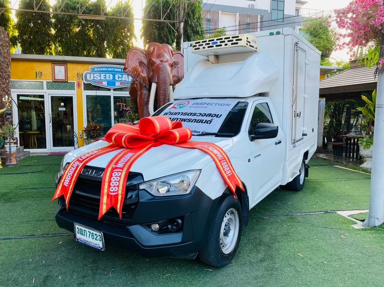 Isuzu D-MAX 2022 1.9 S Pickup ดีเซล ไม่ติดแก๊ส เกียร์ธรรมดา ขาว รูปที่ 3