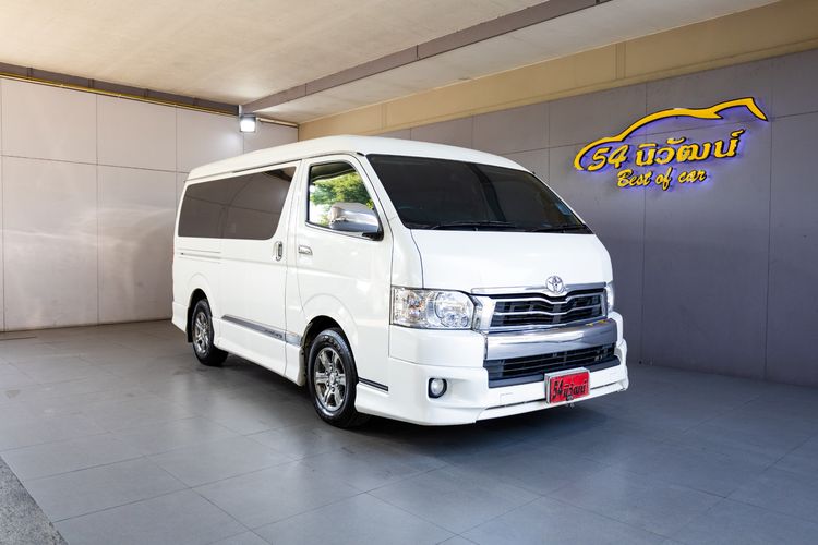 Toyota Ventury 2019 3.0 V Utility-car ดีเซล ไม่ติดแก๊ส เกียร์อัตโนมัติ ขาว