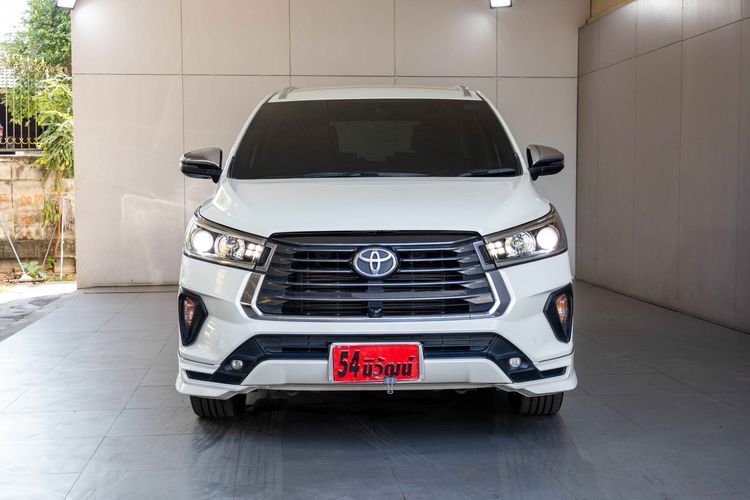 Toyota Innova 2021 2.8 Crysta Premium Utility-car ดีเซล ไม่ติดแก๊ส เกียร์อัตโนมัติ ขาว รูปที่ 2