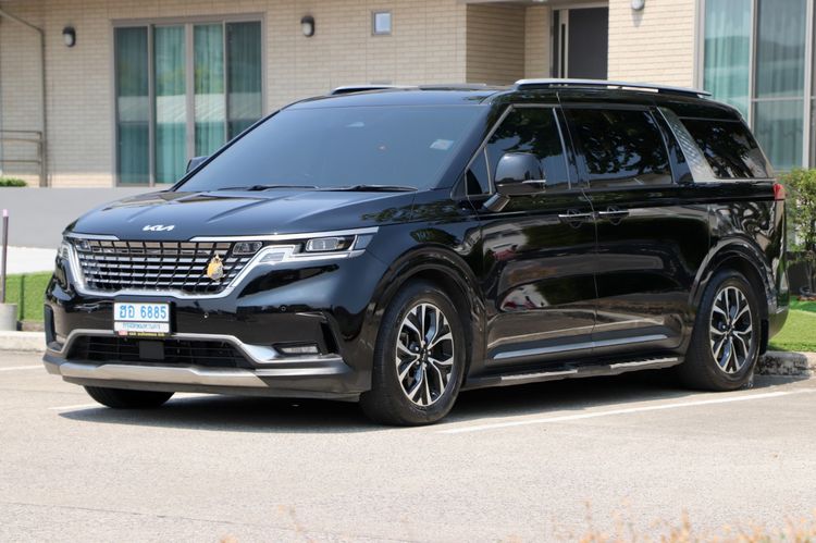 Kia Grand Carnival 2022 2.2 SXL Utility-car ดีเซล ไม่ติดแก๊ส เกียร์อัตโนมัติ ดำ