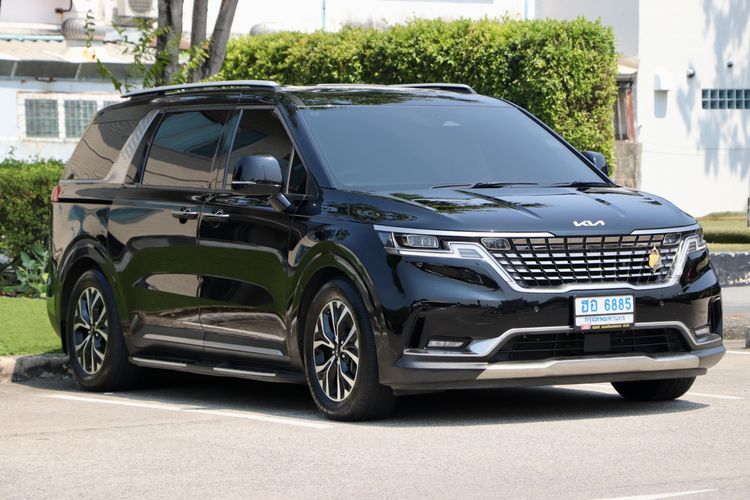Kia Grand Carnival 2022 2.2 SXL Utility-car ดีเซล ไม่ติดแก๊ส เกียร์อัตโนมัติ ดำ รูปที่ 3