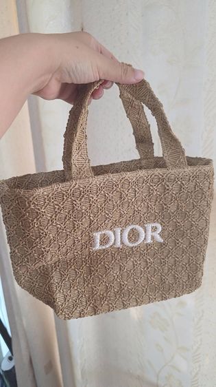Dior Rattan Tote luxury กระเป๋าสาน Tote ของแท้  แถมจากเคาน์เตอร์