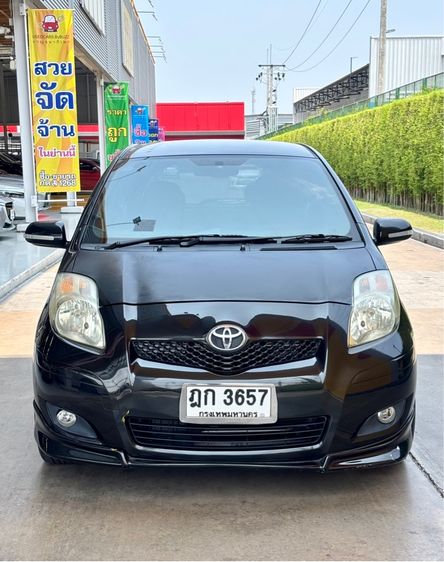 Toyota Yaris 2009 1.5 J Sedan เบนซิน ไม่ติดแก๊ส เกียร์อัตโนมัติ ดำ รูปที่ 2