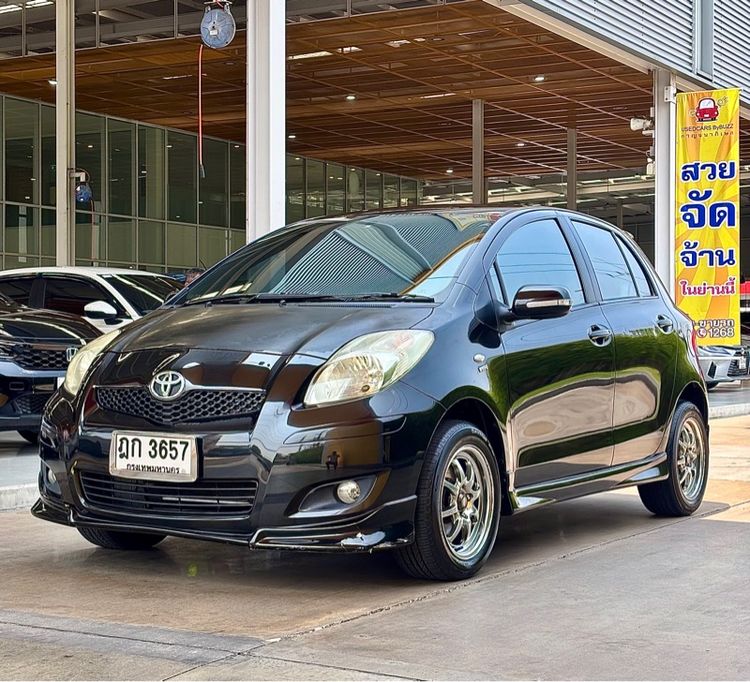 Toyota Yaris 2009 1.5 J Sedan เบนซิน ไม่ติดแก๊ส เกียร์อัตโนมัติ ดำ รูปที่ 3