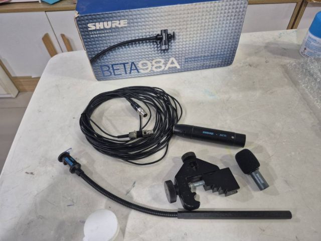 SHURE  BETA 98A  อุปกรณ์ครบ ของแท้  ใช้งานได้ปกติ  
ขาย ตัวละ  6000 บาท รูปที่ 6