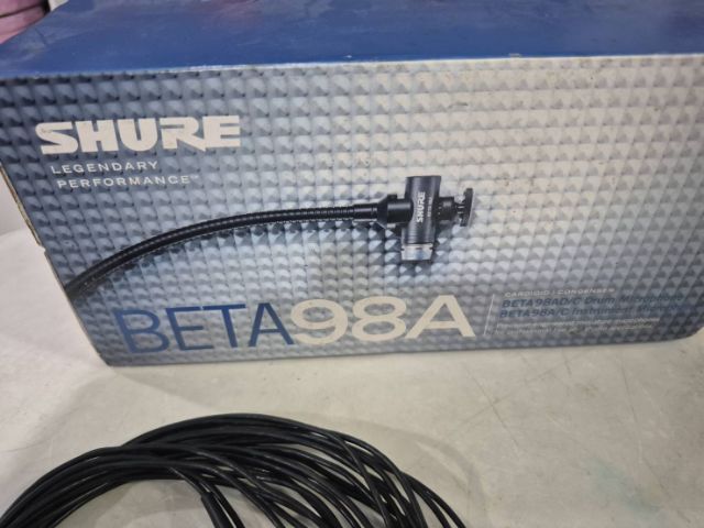 SHURE  BETA 98A  อุปกรณ์ครบ ของแท้  ใช้งานได้ปกติ  
ขาย ตัวละ  6000 บาท รูปที่ 4