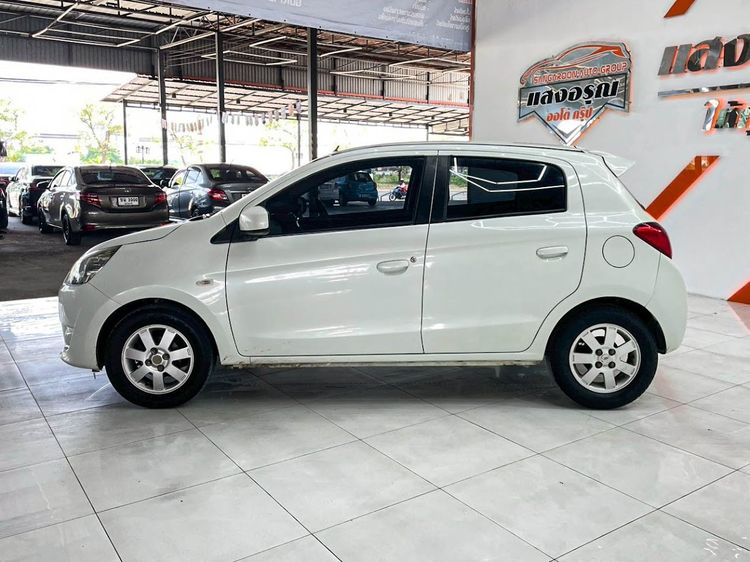 Mitsubishi Mirage 2013 1.2 GLS Limited Sedan เบนซิน ไม่ติดแก๊ส เกียร์อัตโนมัติ ขาว รูปที่ 4