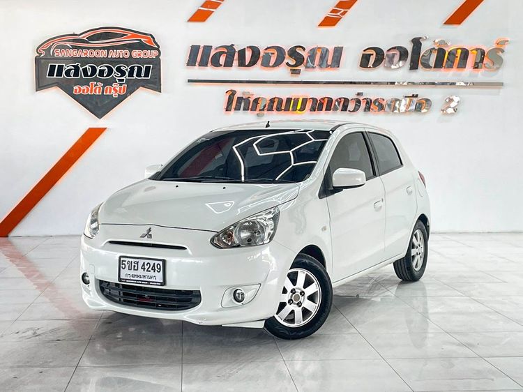 รถ Mitsubishi Mirage 1.2 GLS Limited สี ขาว