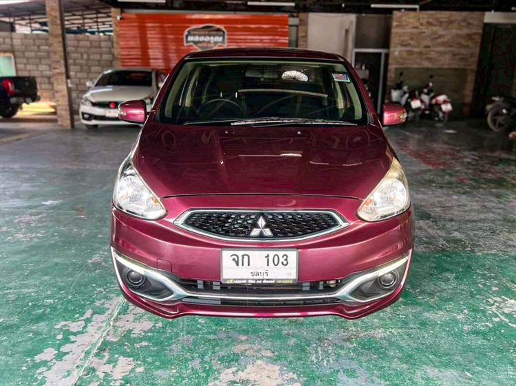 Mitsubishi Mirage 2017 1.2 GLX Sedan เบนซิน ไม่ติดแก๊ส เกียร์อัตโนมัติ แดง รูปที่ 2