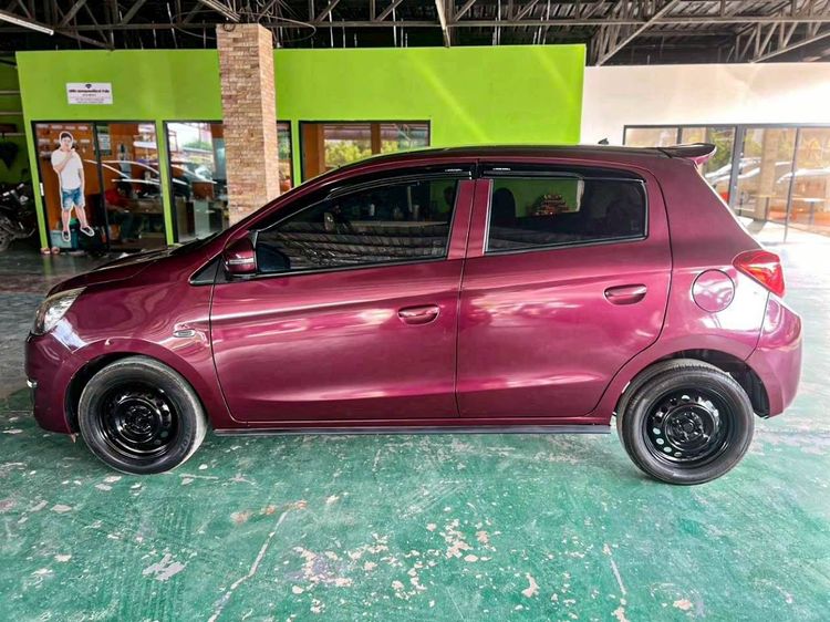 Mitsubishi Mirage 2017 1.2 GLX Sedan เบนซิน ไม่ติดแก๊ส เกียร์อัตโนมัติ แดง รูปที่ 4