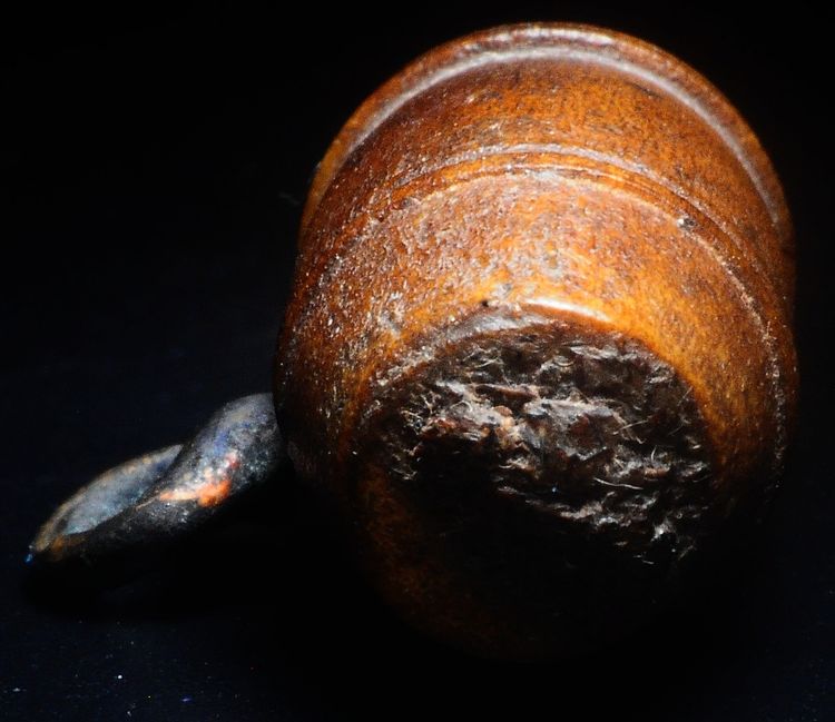 ตะโพนหลวงพ่อพัก วัดโบสถ์ ผิวเก่าๆ สภาพตามรูป แบ่งบูชา 800ครับ รูปที่ 3