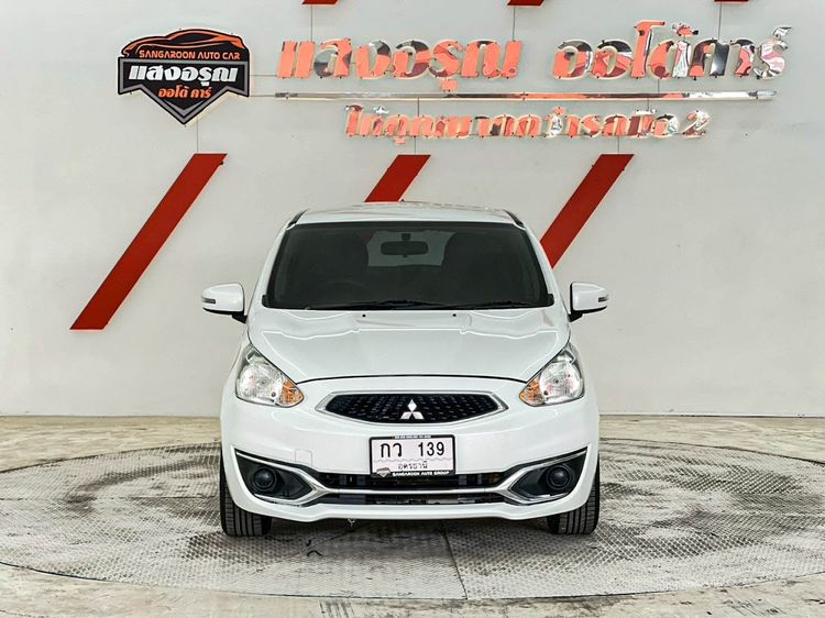 Mitsubishi Mirage 2016 1.2 GLX Sedan เบนซิน ไม่ติดแก๊ส เกียร์อัตโนมัติ ขาว รูปที่ 2