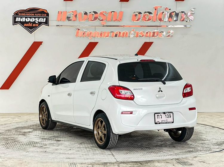 Mitsubishi Mirage 2016 1.2 GLX Sedan เบนซิน ไม่ติดแก๊ส เกียร์อัตโนมัติ ขาว รูปที่ 4