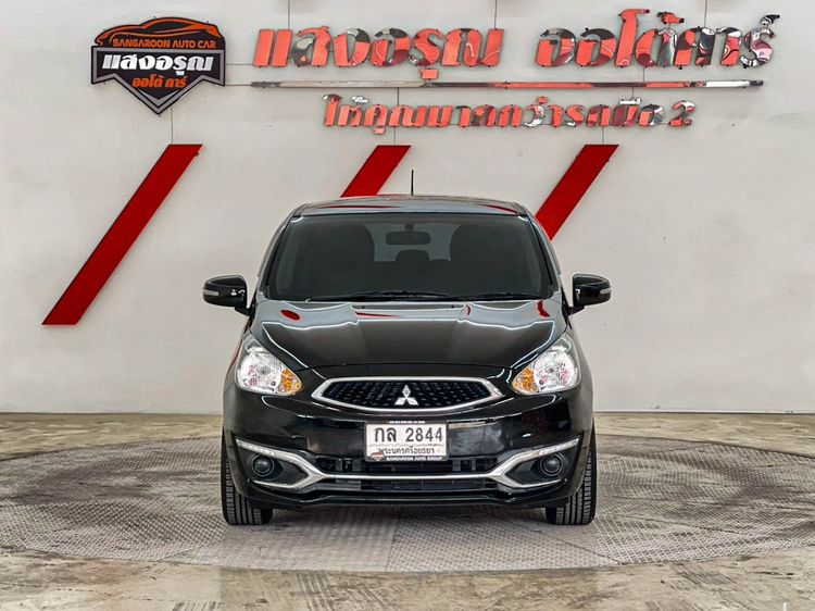 Mitsubishi Mirage 2018 1.2 GLX Sedan เบนซิน ไม่ติดแก๊ส เกียร์อัตโนมัติ ดำ รูปที่ 2