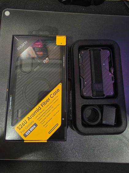 ขายคู่เคส s26 ultra aulumu aramid fiber case กับ aulumu g03 Magnatic Multi-Functional Metal Card Case รูปที่ 3